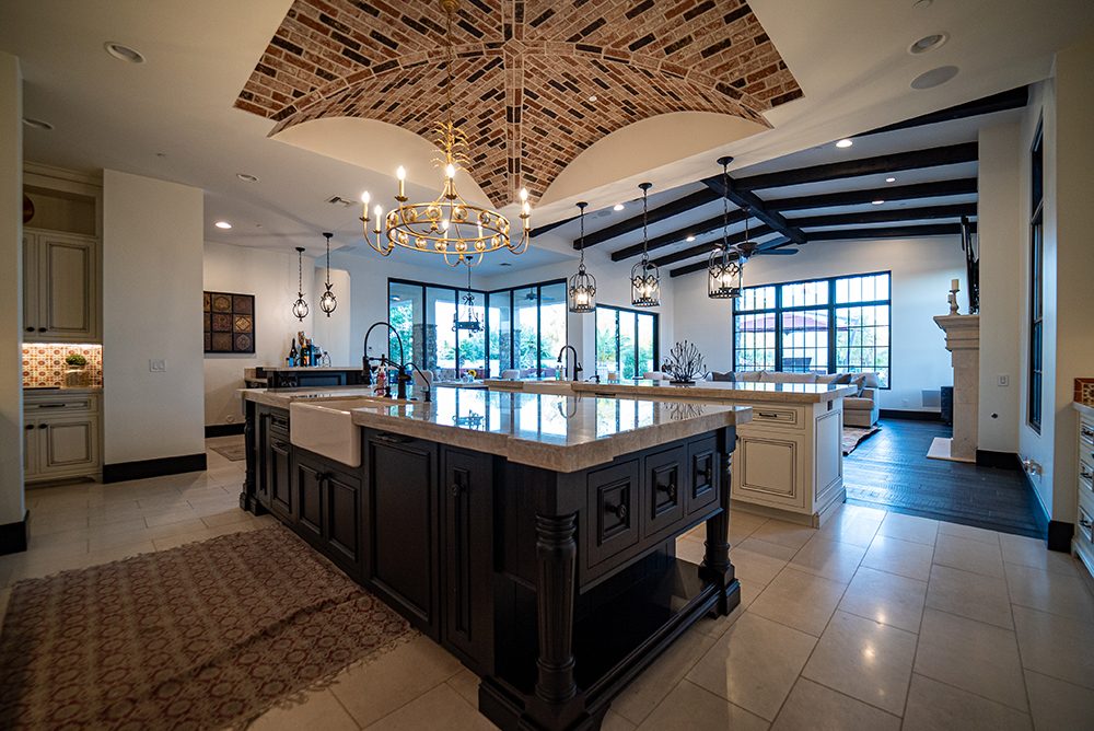Great hall and kitchen, built by Bel Aire