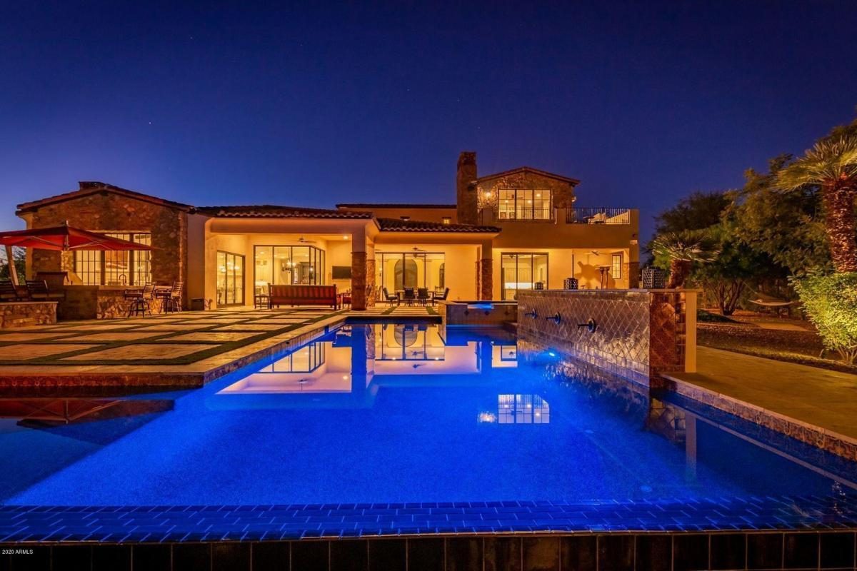 Pool at twilight