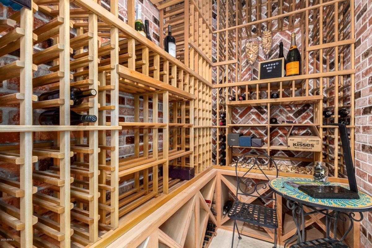 Walk-in wine rooms